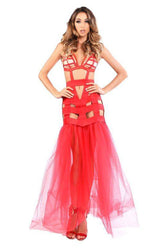 Adore I'M Your Fantasy Mermaid Dress With Tulle Tail- AL-A1041 by Allure Lingerie