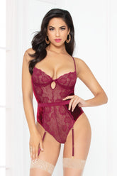 Smooth Like Velvet Teddy - STM10951 by Seven Til Midnight