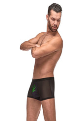 Pouch Short-Pot Leaf - MP182262 by Malepower