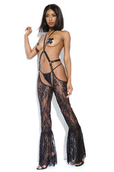 Coquette - Bell Bottom Harness Stockings - CQ20210 by Coquette