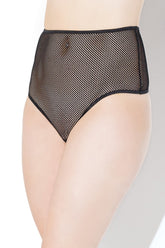 Coquette - High Waisted Fishnet Thong - CQ20215 by Coquette