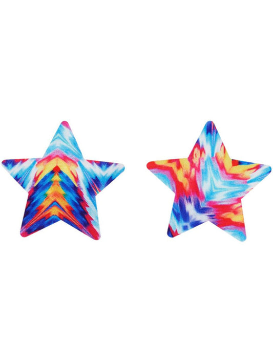 Fever Tie Dye Star Nipple Pasties - FV20790 by Fever