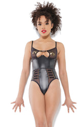 Coquette - Sheer Crotchless Teddy - CQ21227 by Coquette