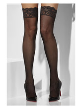 Fishnet Hold-Ups, Black - FV21431 by Fever