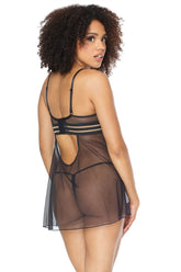 Coquette - Babydoll & Panty - CQ22108 by Coquette