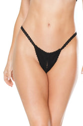 Coquette - Crotchless Thong - CQ22137 by Coquette