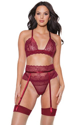 Coquette - Bra, Garter Belt and Thong - CQ22313 by Coquette