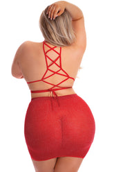 Midnight Sun 2Pc Skirt Set - PL23075X by Pink Lipstick