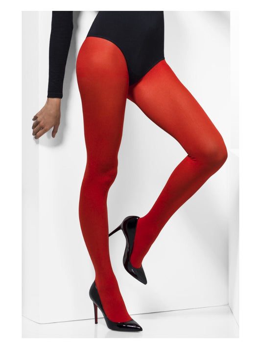 Opaque Tights, Red - FV27135 by Fever