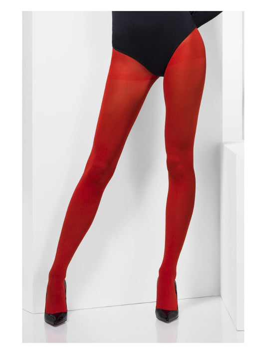 Opaque Tights, Red - FV27135 by Fever
