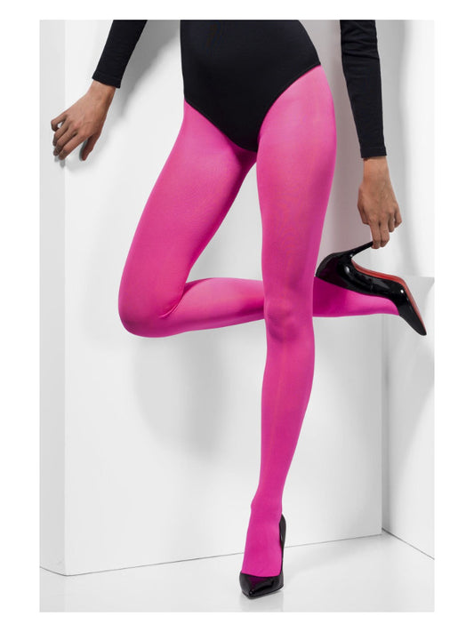 Opaque Tights, Pink - FV27136 by Fever