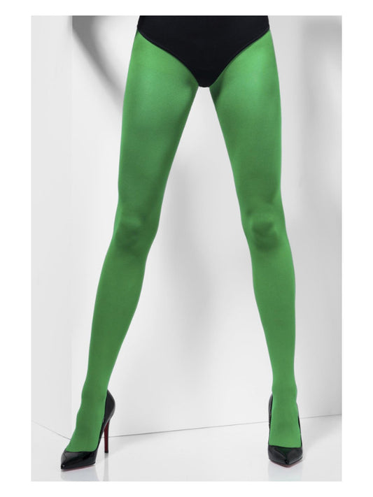 Opaque Tights, Green - FV27139 by Fever