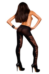 Control Top Jacquard Pantyhose - BW471 by Baci Lingerie