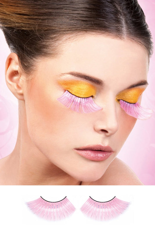 Pink Glitter Eyelashes - BE520 by Baci Lingerie