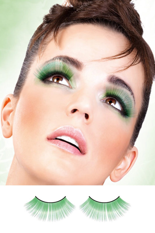 Light Green Glitter Eyelashes - BE522 by Baci Lingerie