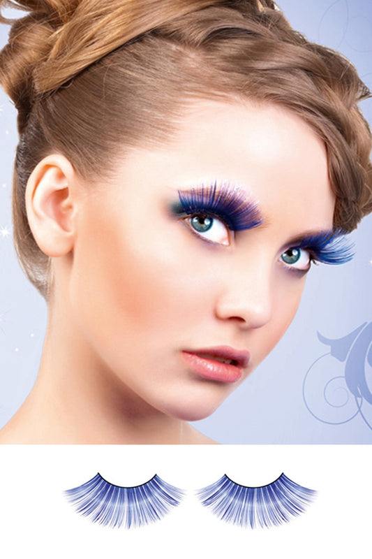Blue Glitter Eyelashes - BE525 by Baci Lingerie