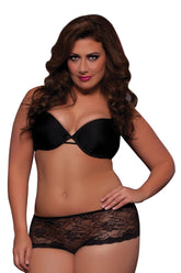 Lace Open Crotch Thong - STM9292X by Seven Til Midnight