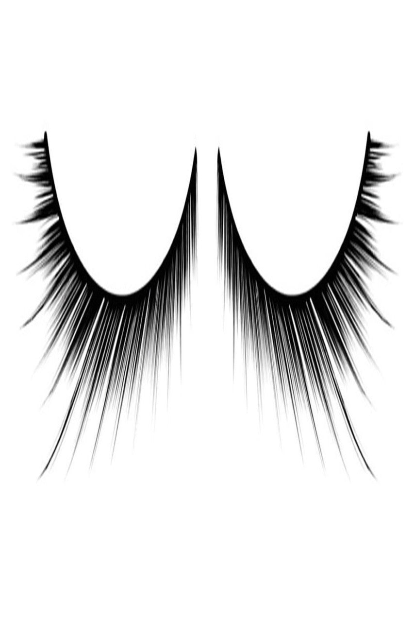 Black Premium Eyelashes - BE648 by Baci Lingerie