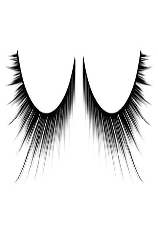 Black Premium Eyelashes - BE648 by Baci Lingerie