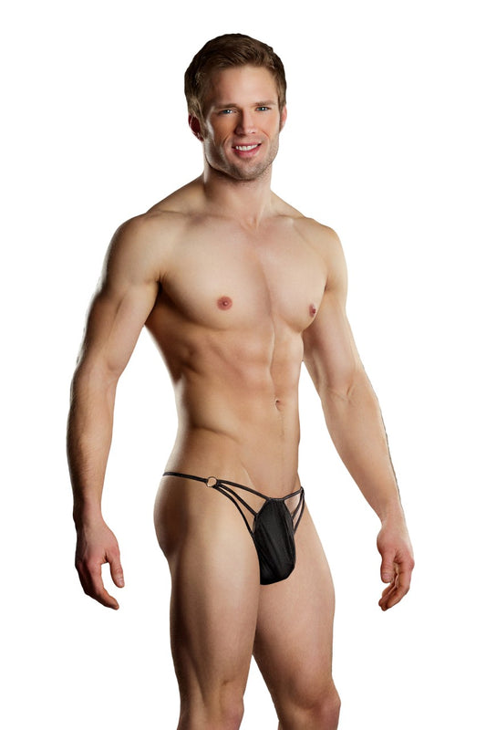 G-Thong With Straps & Rings - MPPAK828 by Lust
