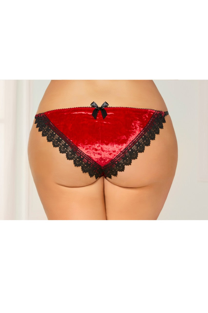 Seven Til Midnight Velvet Panty - STM10821 by Seven Til Midnight