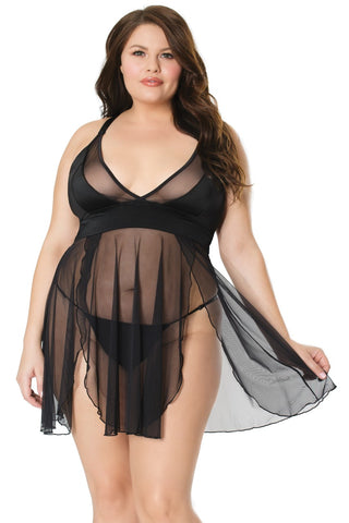 Coquette - Babydoll & G-String - CQ20312 by Coquette