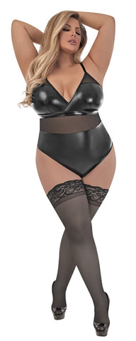 Crotchless Teddy - MSM237 by Exposed